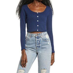 Ten Sixty Sherman Ribbed Crop Cardigan